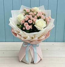 Букет цветов из:  Розы в Даховской
